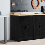  Garažni ormar za odlaganje crni 60x51x85 cm masivne borovine | shoptok.hr
