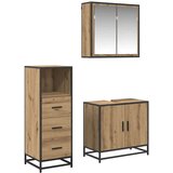 vidaXL set namještaja za kupaonicu 3 pcs hrast artisan 65 x 33 x 60 cm | shoptok.hr