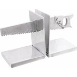  Držači za knjige 2 pcs Srebrno 11 x 14 x 17,5 cm Aluminij | shoptok.hr