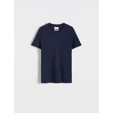 Reserved - Majica slim fit - mornarsko plava | shoptok.hr