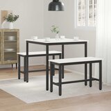  Stol za objedovanje Bijelo 80 x 80 x 75 cm Čvrsto borovo drvo | shoptok.hr