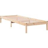  Dugi okvir kreveta bez madraca bijeli 100x210 cm od borovine | shoptok.hr