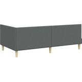  Kutni okvir kreveta Tamno siva 90 x 190 cm tkanina | shoptok.hr