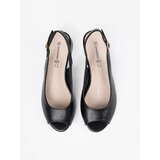 GOODIN Black elegant low-heeled sandals | Shoptok.si