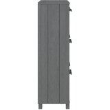 Ormarić za cipele HAMAR tamnosivi 59,5x35x117 cm od borovine | shoptok.hr
