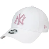 New Era 9FORTY New York Yankees Wmns Metallic Logo Cap Bijela