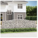 vidaXL Obokane gabion kosare 20kosa 400x30x120/140 cm pocink | Shoptok.si