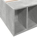  Okvir kreveta boja betona 100x200 cm od konstruiranog drva | shoptok.hr
