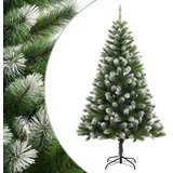 vidaXL Umetna novoletna jelka s snegom 210 cm | Shoptok.si