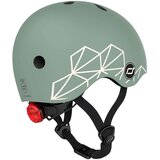 Scoot&Ride® Kaciga za decu Green lines XXS-S/ zelena | Eponuda.com