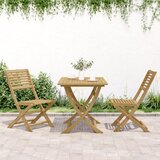  Sklopive vrtne stolice 2 kom 48,5x61,5x87 cm od drva bagrema | shoptok.hr
