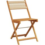  3-dijelni bistro set od polipropilen i masivnog drva bež | shoptok.hr