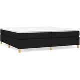  Box spring postelja z vzmetnico črn 200x200 cm blago, (20726963) | Shoptok.si