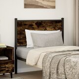 Maison Chic Posteljno vzglavje - Vzglavna omarica - Nočna omarica sonoma hrast 90 cm inženirski les in jeklo, (21710066) Cene