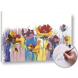 Artmie slikaj po brojevima šareni cveće – 60x40 cm - bez rama