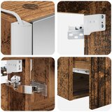  Set ormarića za kupaonicu 4 kom. Staro drvo Konstruirano drvo | shoptok.hr