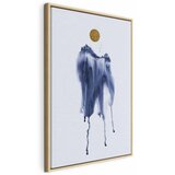  Slika - Forest in Watercolors (1-part) - Blue Hue Landscape Abstraction 40x60 | shoptok.hr