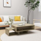 The Living Store Klubska mizica sonoma hrast 105x55x32 cm iverna plošča - Klubska Mizica, (21574523) Cene