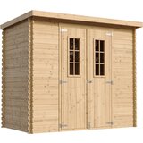 Timbela Lesena vrtna lopa - 239x142xH200cm/2.63 m2 - Vrtna hiša brez podov - M310C, (21873268) Cene