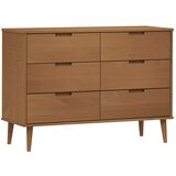 vidaXL Ladičar MOLDE smeđi 113 x 40 x 80 cm od masivne borovine | shoptok.hr