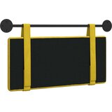  Držeće uzglavlje Zidne Žuta 100 x 55 x 5 cm Baršun - Žuta 90 cm bez LED | shoptok.hr