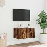 Zidni TV ormarić s LED svjetlima boja hrasta 60x35x31 cm | shoptok.hr