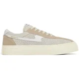 Stepney Workers Club SWC Dellow S-Strike Track Perf Suede Sneakers - Ecru White Bež