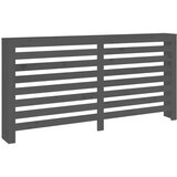  Pokrov za radijator sivi 169x19x84 cm od masivne borovine | shoptok.hr