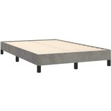  box spring s madracem LED svjetlosivi 120x190 cm tkanina | shoptok.hr
