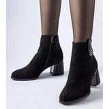 Gemre Black insulated heeled ankle boots Bangor Cijene