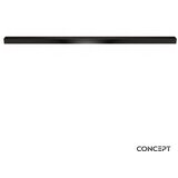 Copen gredica za tuš kabinu 160cm crna C-10-1600B ravna Cene
