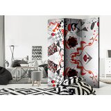 Artgeist PARAVAN 135/172/3 cm siva, rdeča | Shoptok.si
