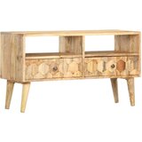TV omarica 90x30x50 cm trden mangov les | Shoptok.si