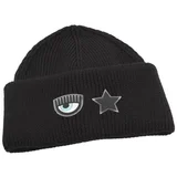 Chiara Ferragni EYE/STAR SILICON PATCH WOOL Crna