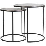 Light & Living Kovinske okrogle mizice v kompletu 2 kos ø 50 cm Talca - Light & Living Cene