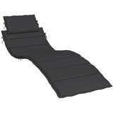  Jastuk za ležaljku crni 186x58x4 cm od tkanine Oxford | shoptok.hr