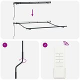 Tenda Retraktilna tenda Rjava 250 x 200 cm blago, (5000206479) | Shoptok.si