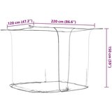  Viseća mreža protiv komaraca 156 bijela 220 x 120 x 150 cm | shoptok.hr