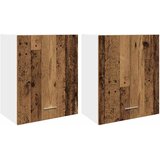 Viseći ormarići 2 kom "Lyon" Staro drvo 50x31x60 cm Konstruirano drvo | shoptok.hr