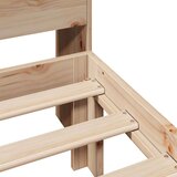 vidaXL Knjižna postelja brez vzmetnice 90x200 cm trdna borovina | Shoptok.si