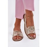 S. BARSKI Elegant Sandals With Decoration On Flat Heel S.Barski | ePonuda.com