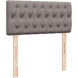 vidaXL Otomanski posteljni okvir z vzmetnicami taupe 200x200 cm blago | Shoptok.si