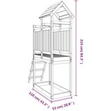 Vanjski set za igru 53 x 110 x 214 cm od impregnirane borovine | shoptok.hr