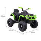 Quad na akumulator ATV Air - crno/zeleni | shoptok.hr