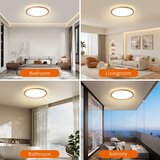  Brilagi - LED kupatilsko plafonsko svetlo ULTRA TANKO LED/24W/230V prečnik 42 cm ružičasto zlato IP54 | Eponuda.com