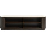 Unique Furniture TV komoda s keramičkom daskom u tamnoj prirodnoj boji 180x50x40 cm Enna – | shoptok.hr