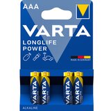 Varta ALKALNI BATERIJSKI VLOŽEK LR03 AAA LONGLIFE POWER BL/4, 1.5V | Shoptok.si