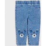 Sinsay Jeggings s ispranim efektom i vezom medvjedića | shoptok.hr