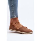 Boto EVENTO Women's Suede Espadrilles Brown Vulcano | Shoptok.si