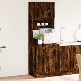 The Living Store Kuhinjska omarica dimljeni hrast 60x50x180 cm inženirski les - Kuhinjska Omarica, (21660736) Cene